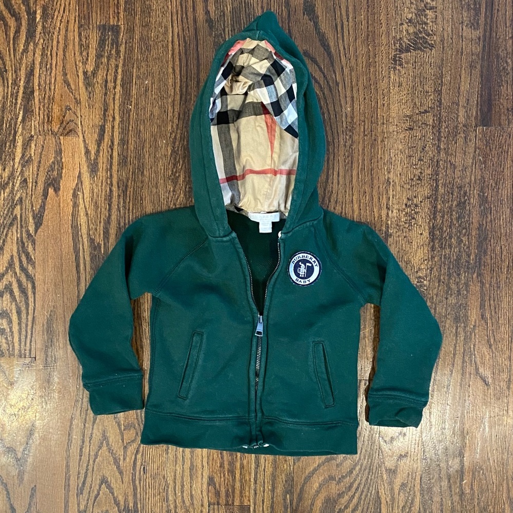 Burberry zip up hoodie